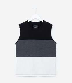 Regata Infantil com Blocos de Cores - Tam 05 a 14 Anos