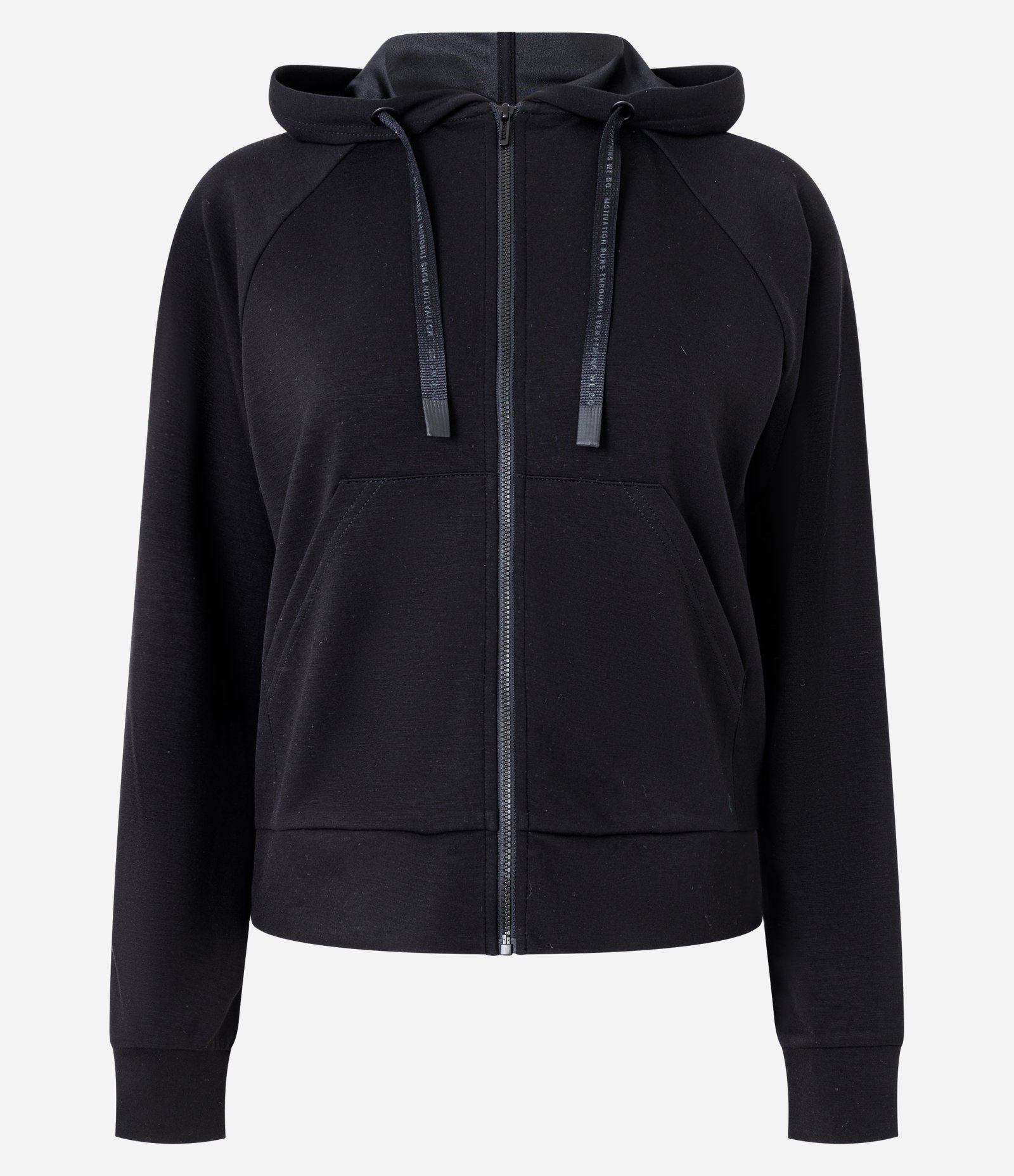 Jaqueta Esportiva em Modal com Capuz Preto 5