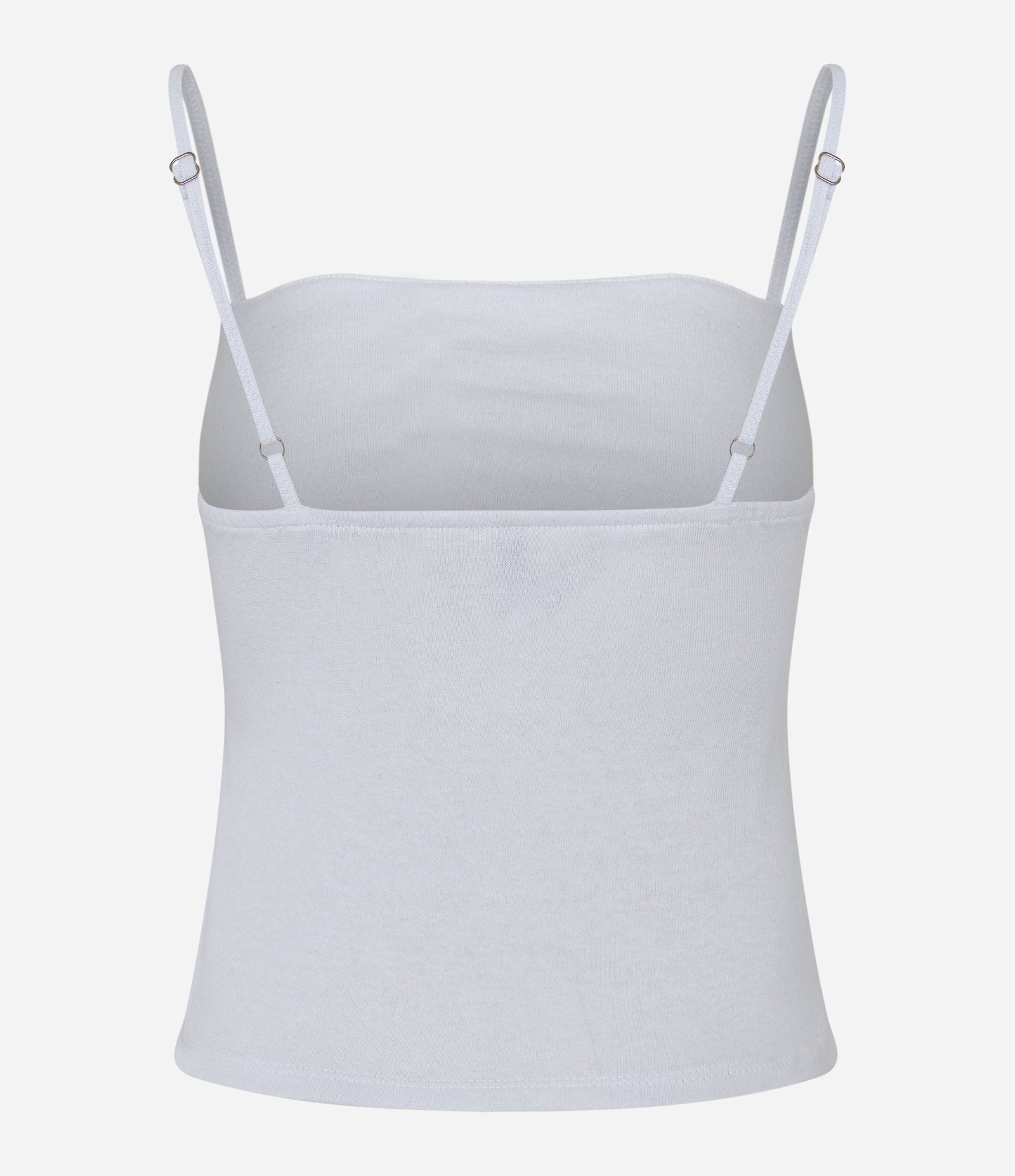 Blusa de Alça em Algodão com Drapeado Branco 5