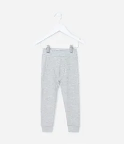 Calça de Pijama Infantil em Viscose Básica - Tam 2 a 10 Anos