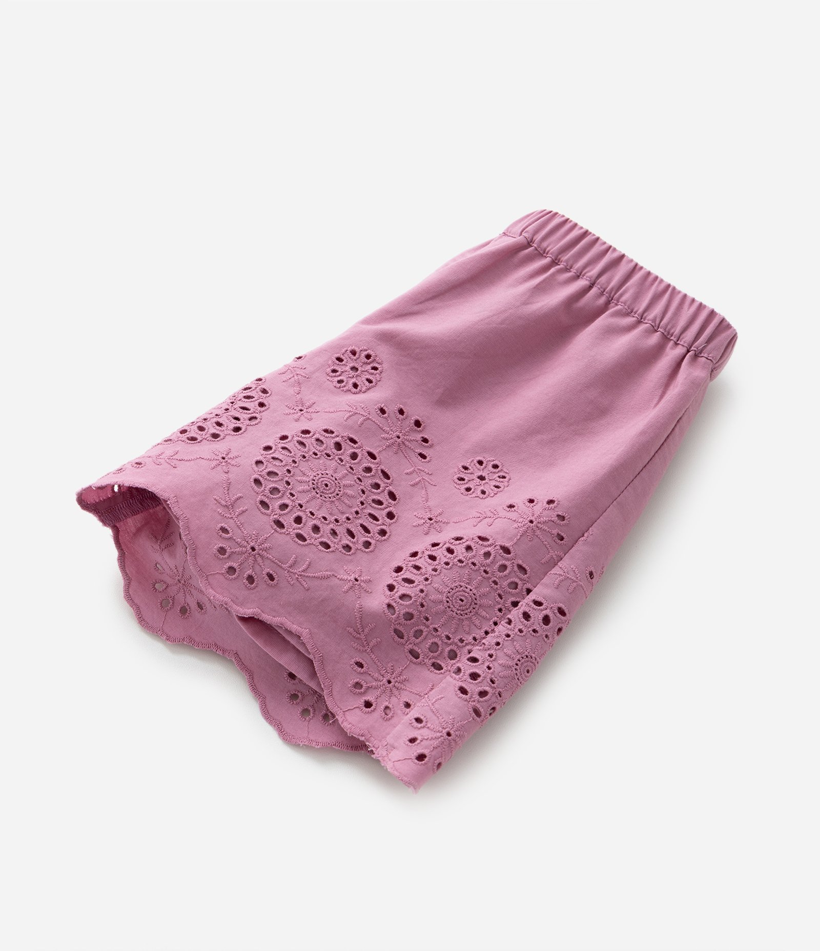 Conjunto Infantil em Laise Texturizado - Tam 1 a 5 Anos Rosa 7