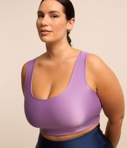 Top Regata Esportiva com Tecnologia Dry e Alças Auxiliares Curve e Plus Size