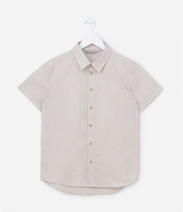 Camisa Infantil Texturizado Listras