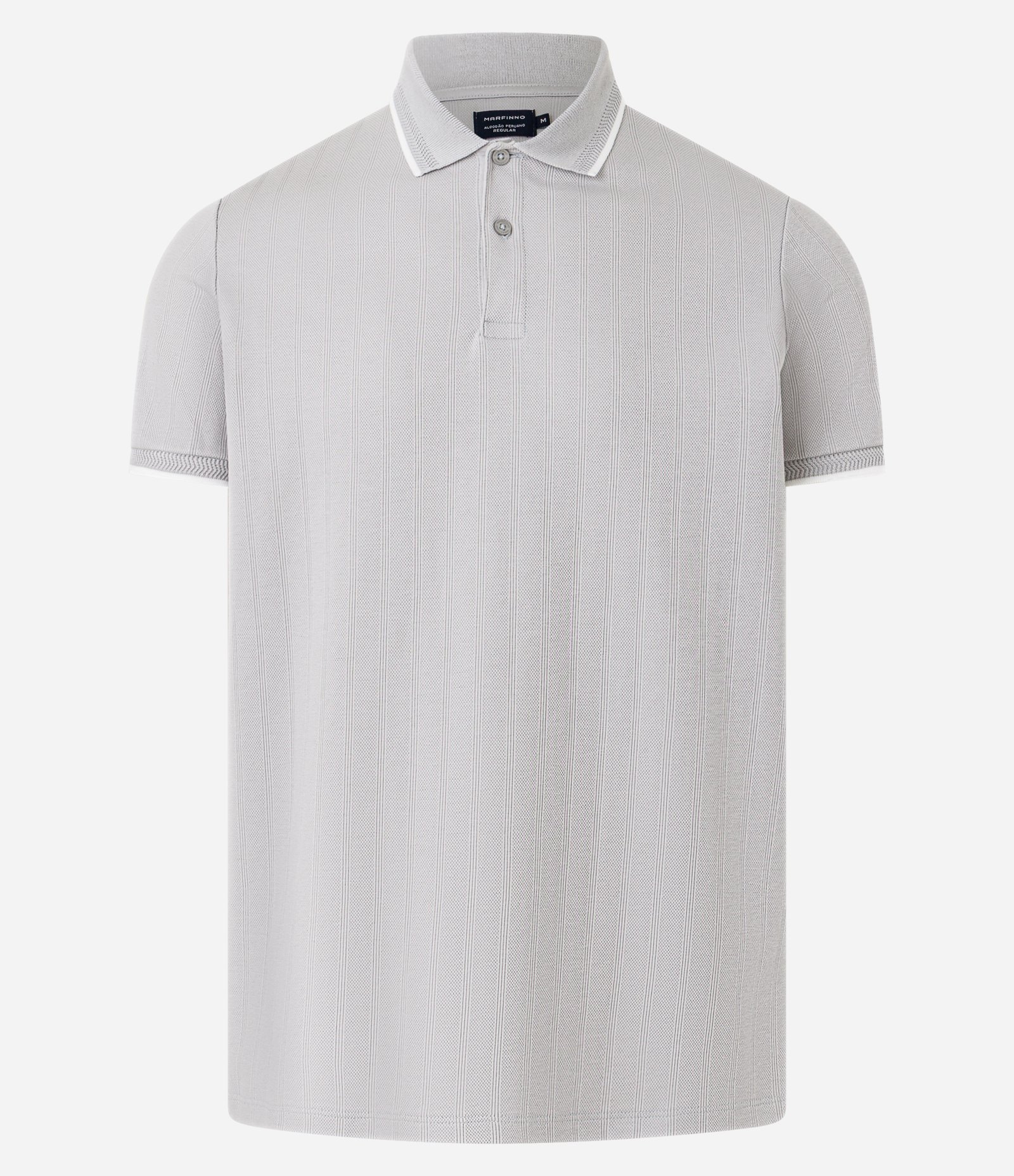 Camisa Polo com Textura Jacquard e Detalhe 4