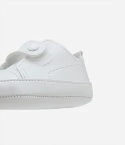 Tênis Infantil Básico com Tira de Botão Pimpolho - Tam 13 a 16 Meses