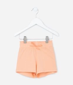 Short Clochard Infantil em Algodão com Brilhinhos - Tam 1 a 5 anos