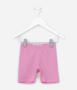 Bermuda Ciclista Infantil Canelada - Tam 1 a 5 Anos