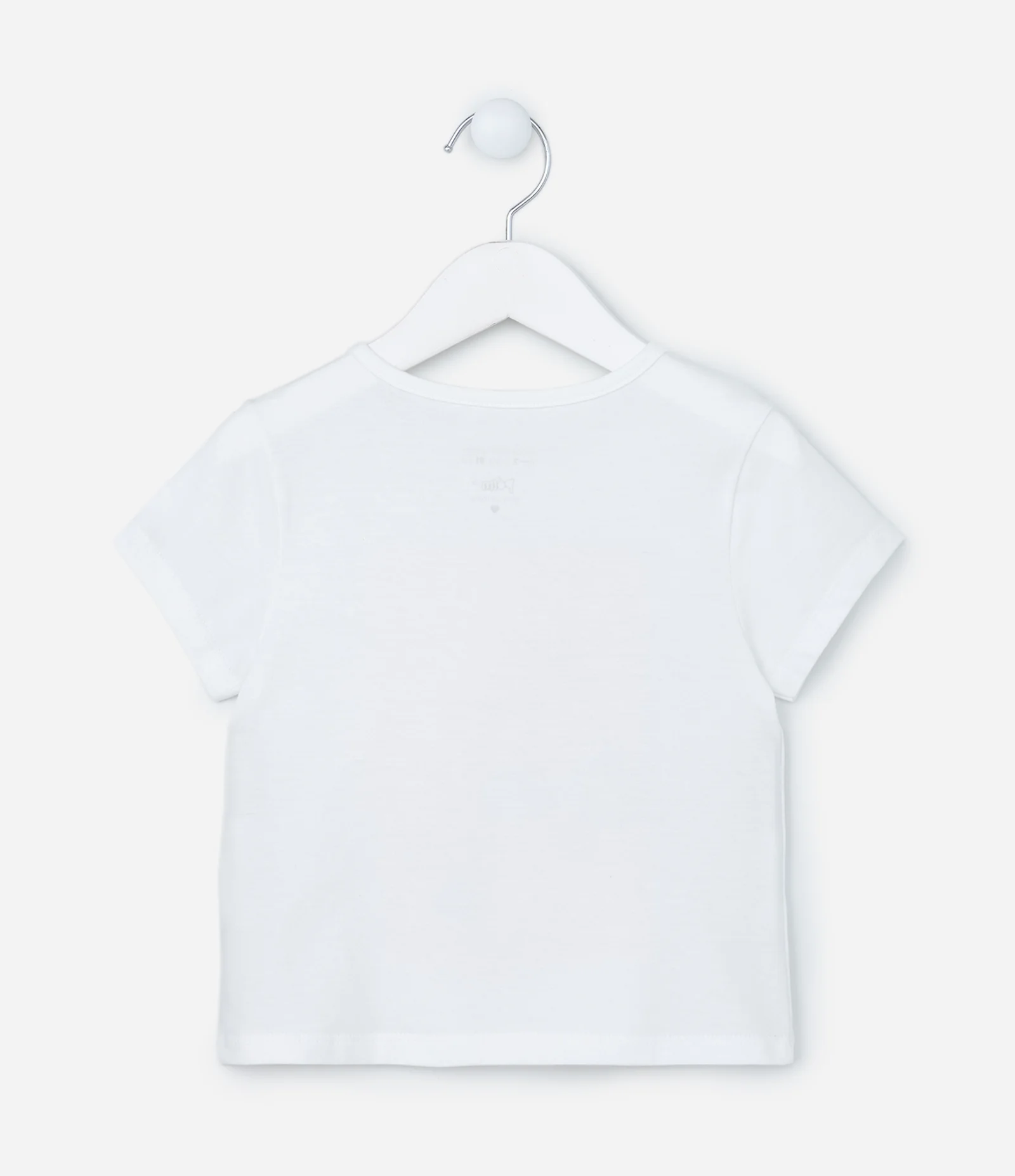 Blusa Infantil em Algodão com Estampa de Quadro Dolce Vita - Tam 1 a 5 Anos Branco 2