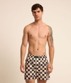 Cueca Samba Canção em Tricoline com Estampa Beetlejuice