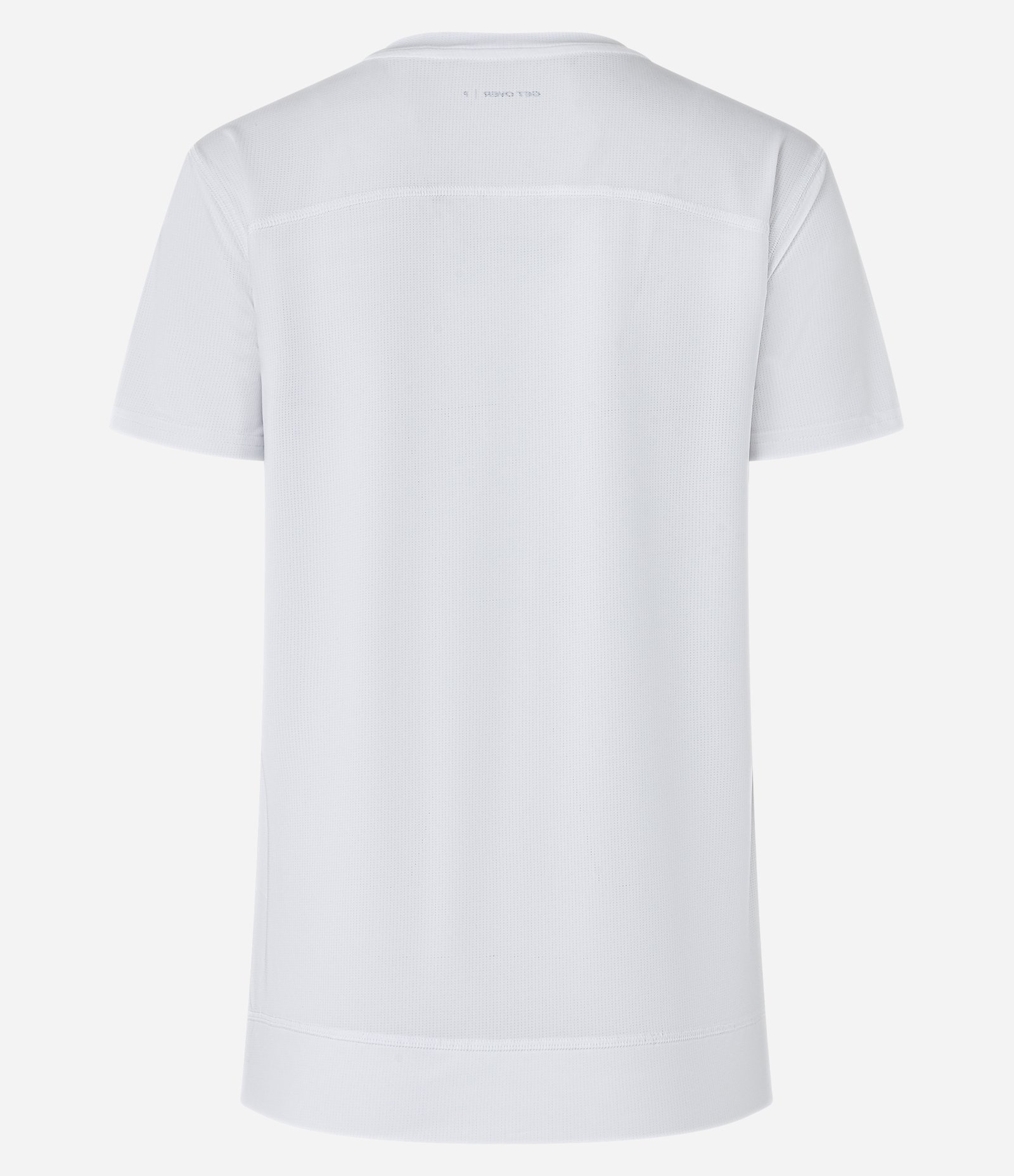 Camiseta Esportiva em Microfibra com Microfuros Branco 3