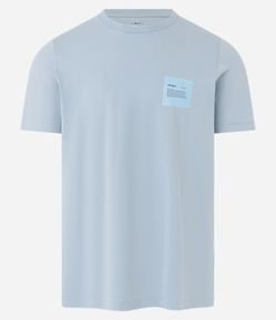 Camiseta em Algodão com Estampa Lettering