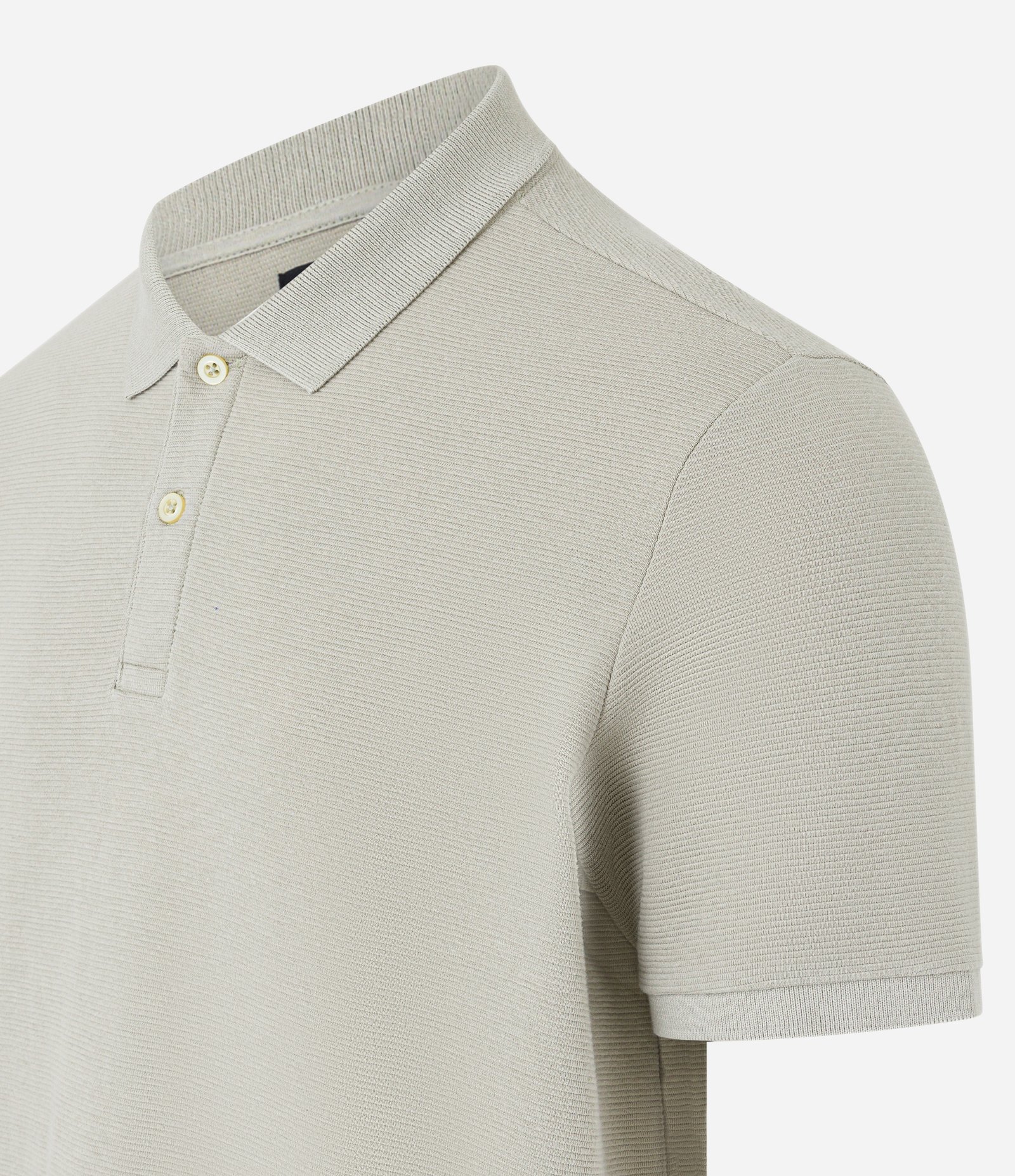 Camisa Polo em Algodão com Textura Canelada 6