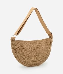 Bolsa Baguete em Papel com Efeito Crochê