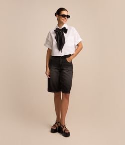 Bermuda Jorts em Jeans Denim