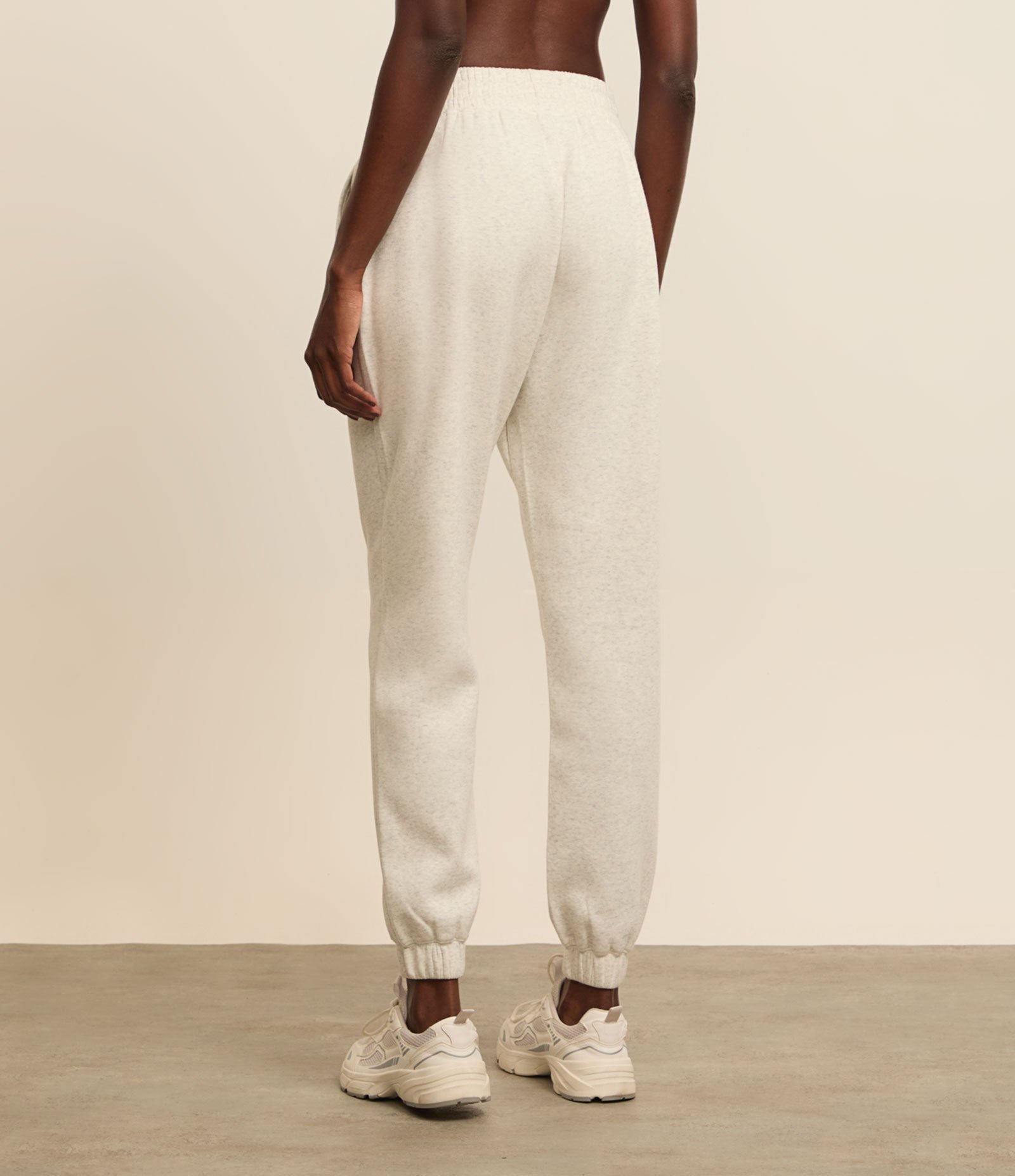 Calça Esportiva de Moletom com Friso Frontal mescla 3