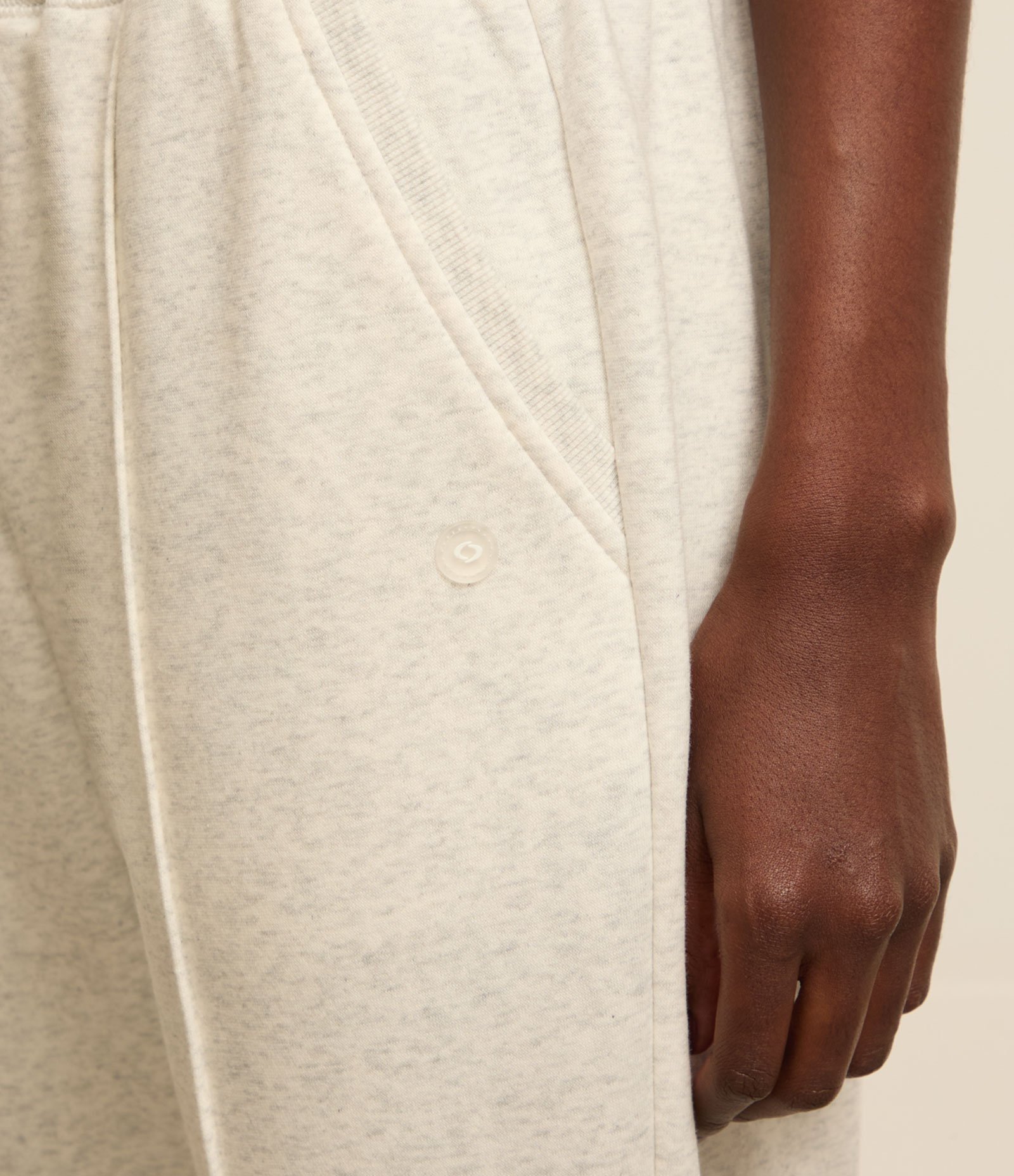 Calça Esportiva de Moletom com Friso Frontal mescla 4