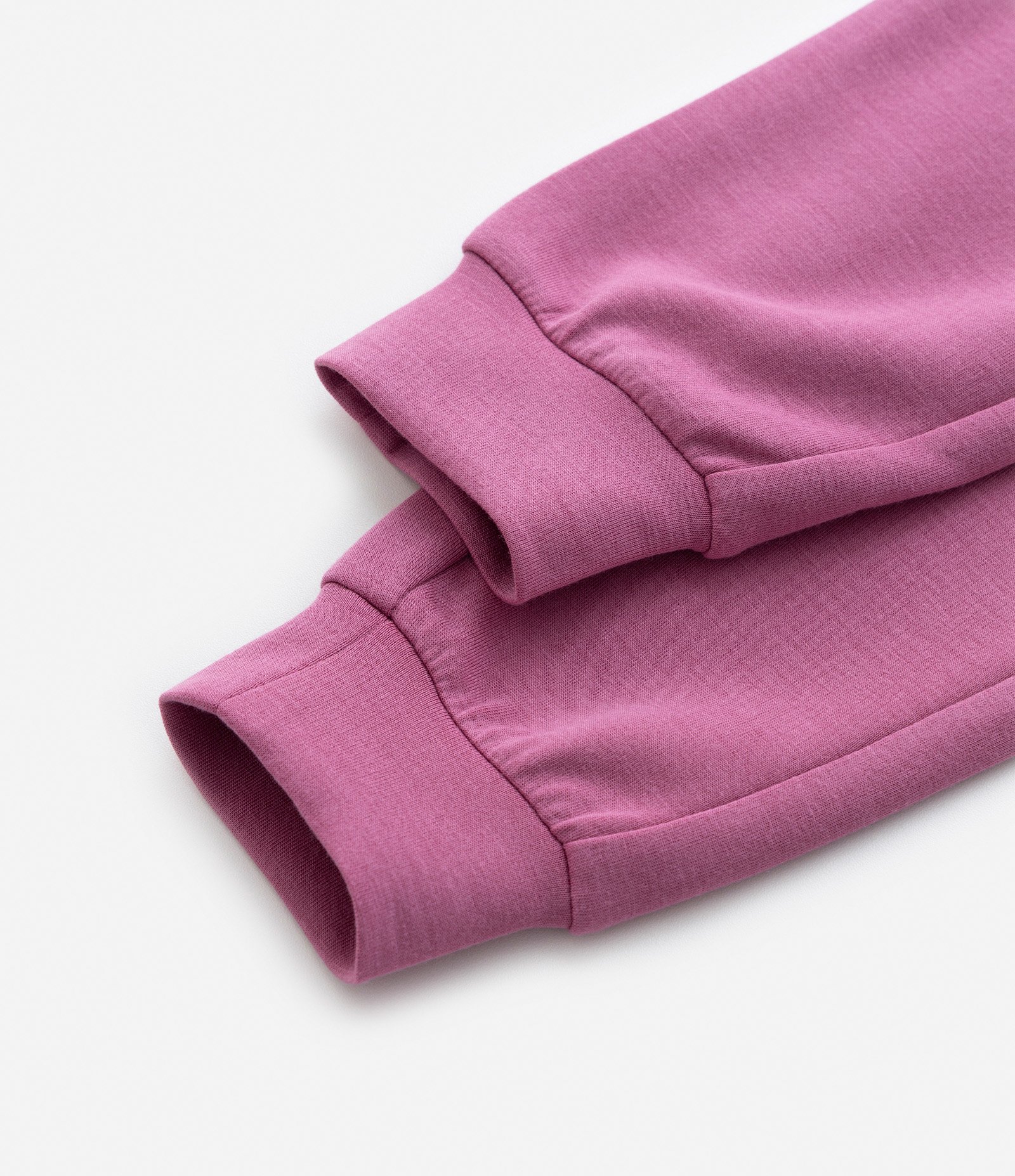 Calça Jogger Infantil em Modal com Recorte Lateral - Tam 1 a 5 Anos Rosa Escuro 3