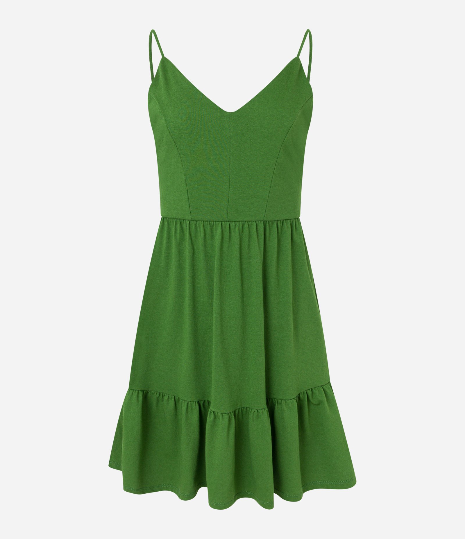 Vestido Curto em Algodão com Recorte e Alcinhas Finas 5