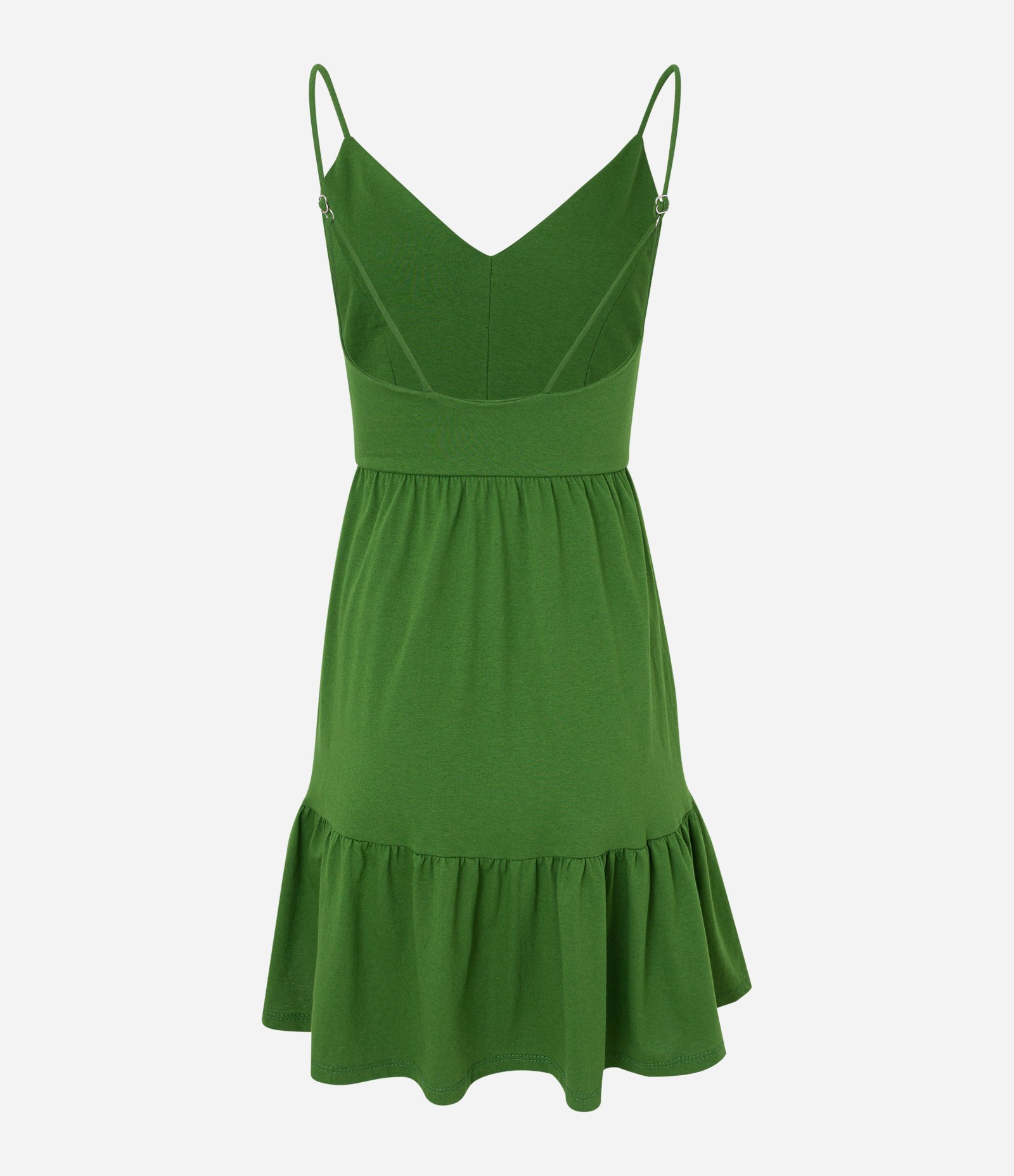 Vestido Curto em Algodão com Recorte e Alcinhas Finas 6