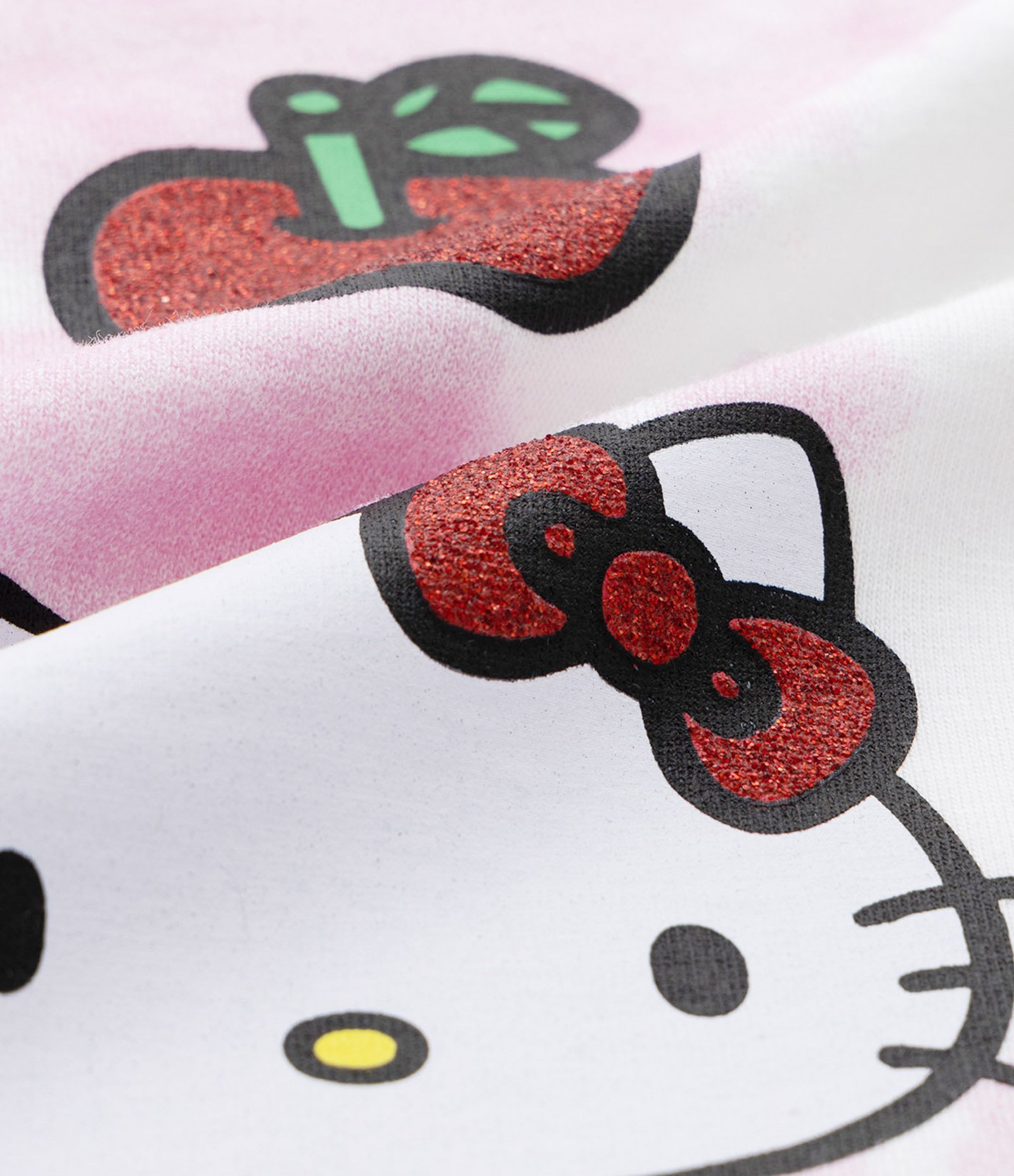 Blusa Cropped Infantil com Estampa da Hello Kitty - Tam 5 a 14 Anos Rosa 3