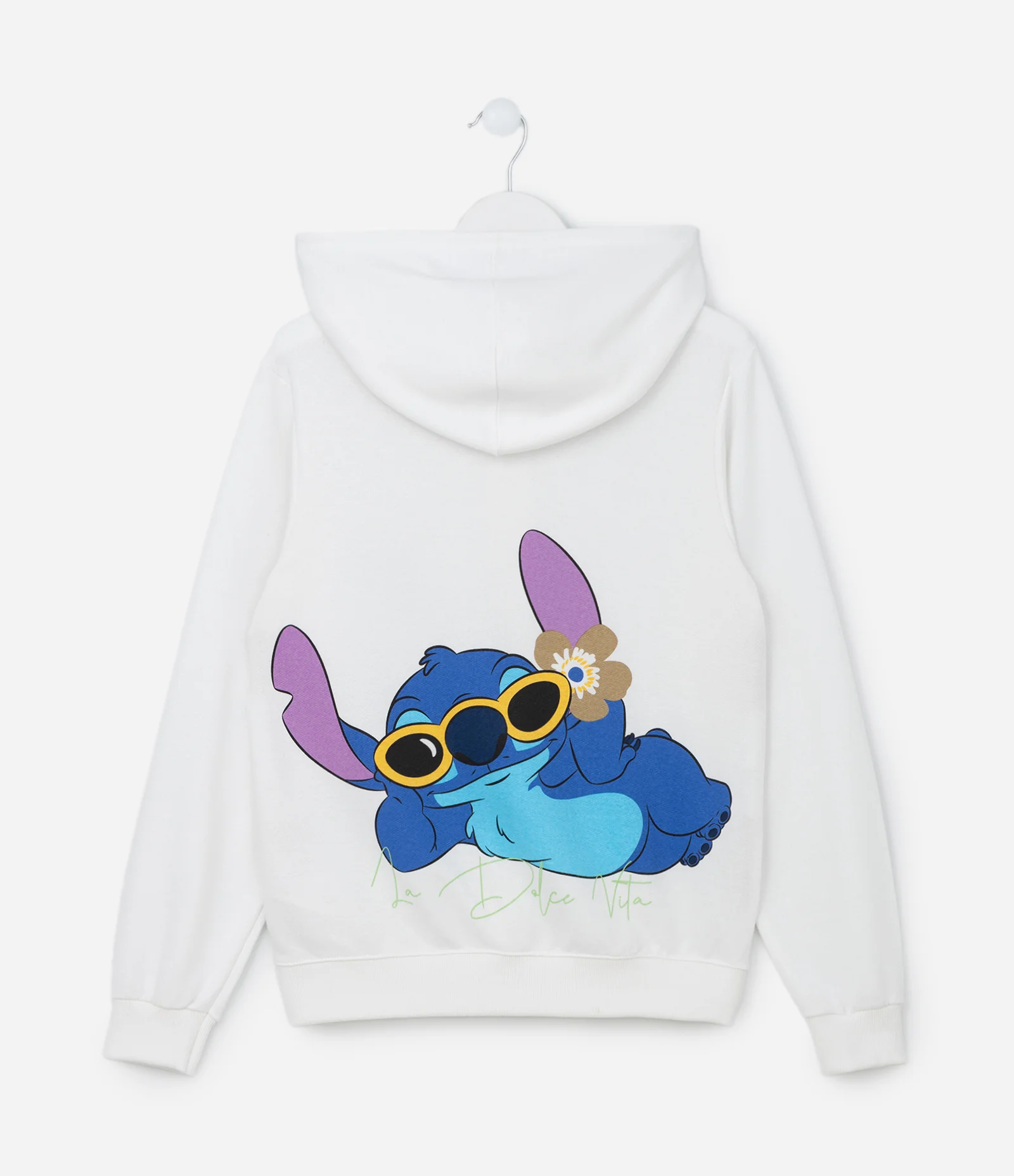 Jaqueta Infantil com Estampa do Stitch de Óculos- Tam 5 a 14 Anos Branco 2