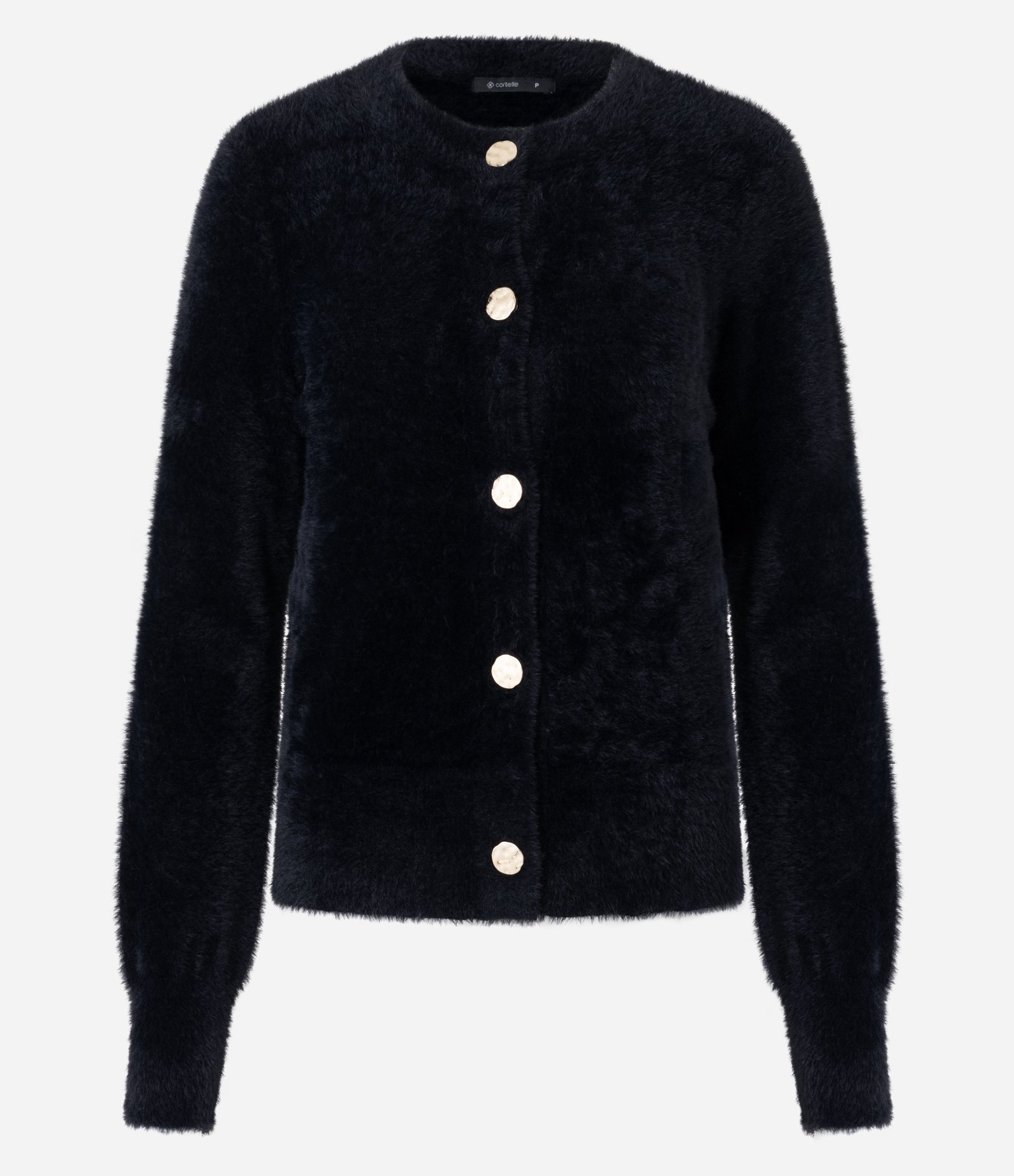 Cardigan em Poliamida Peluciada com Punhos Largos 6