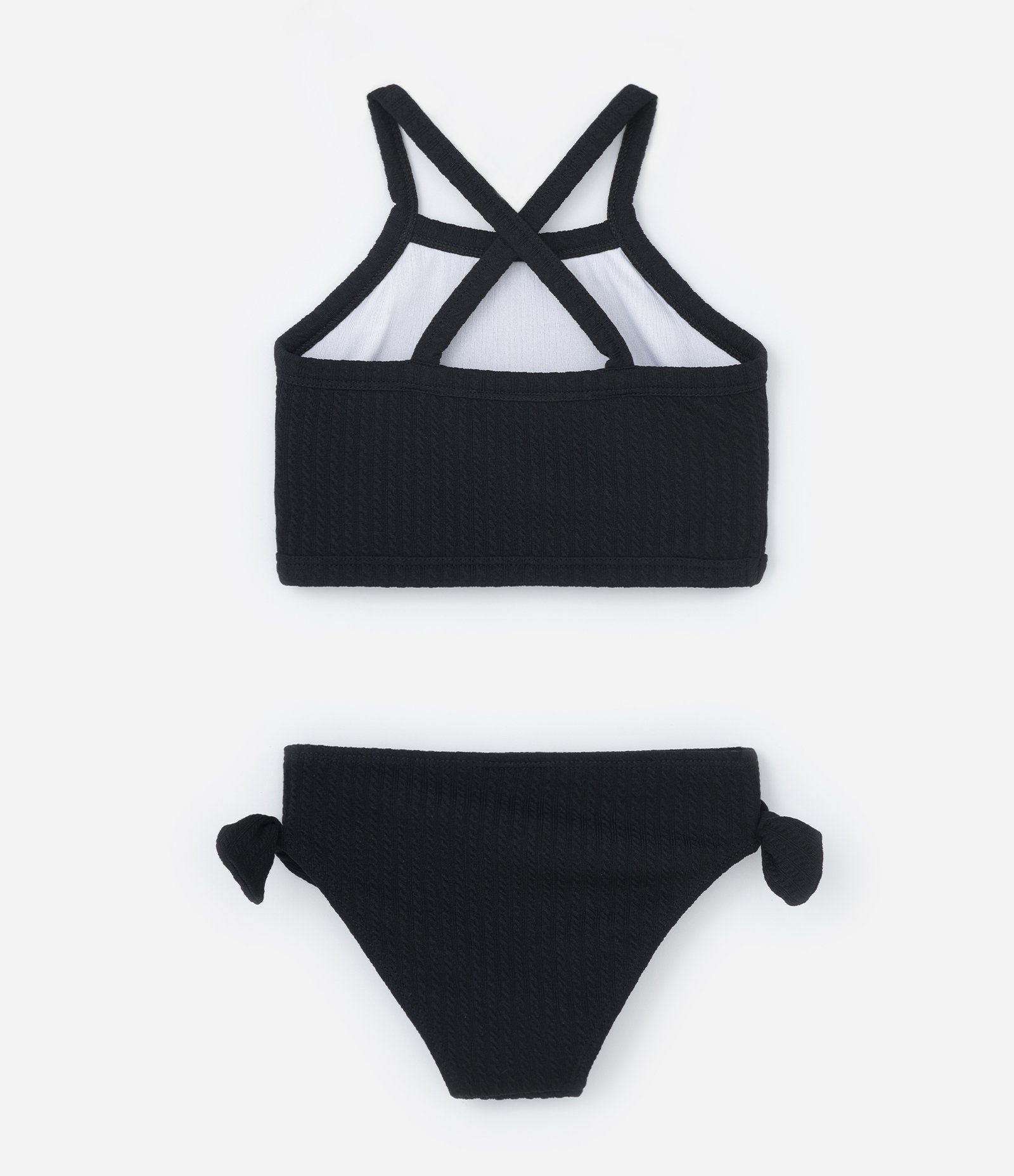 Biquíni Infantil com Proteção UV e Estampa Kuromi - Tam 5 a 14 Anos Preto 2