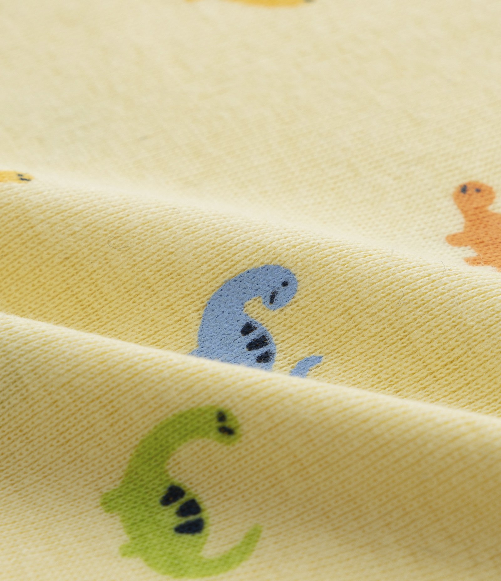 Body Infantil em Estampa Dino - Tam 0 a 24 Meses Bege 3