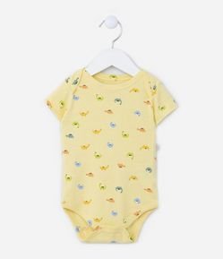 Body Infantil em Estampa Dino - Tam 0 a 24 Meses
