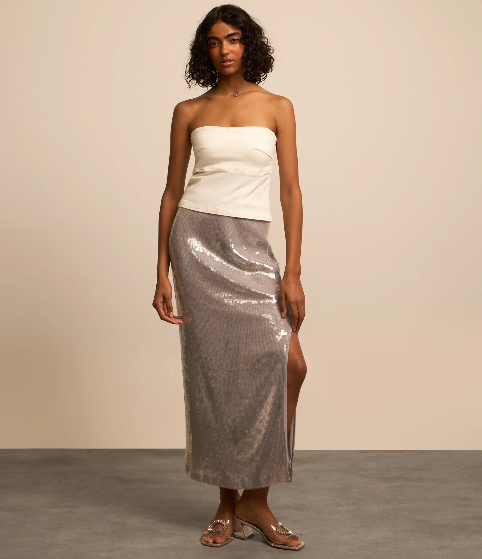 Blusa em Sarja Tomara que Caia com Zíper na Lateral Branco 2