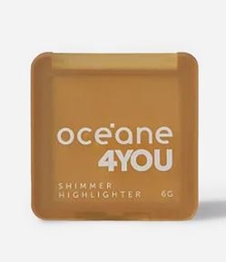 Shimmer Highlighter Iluminador em Pó Óceane 4 You