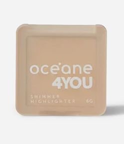 Shimmer Highlighter Iluminador em Pó Óceane 4 You