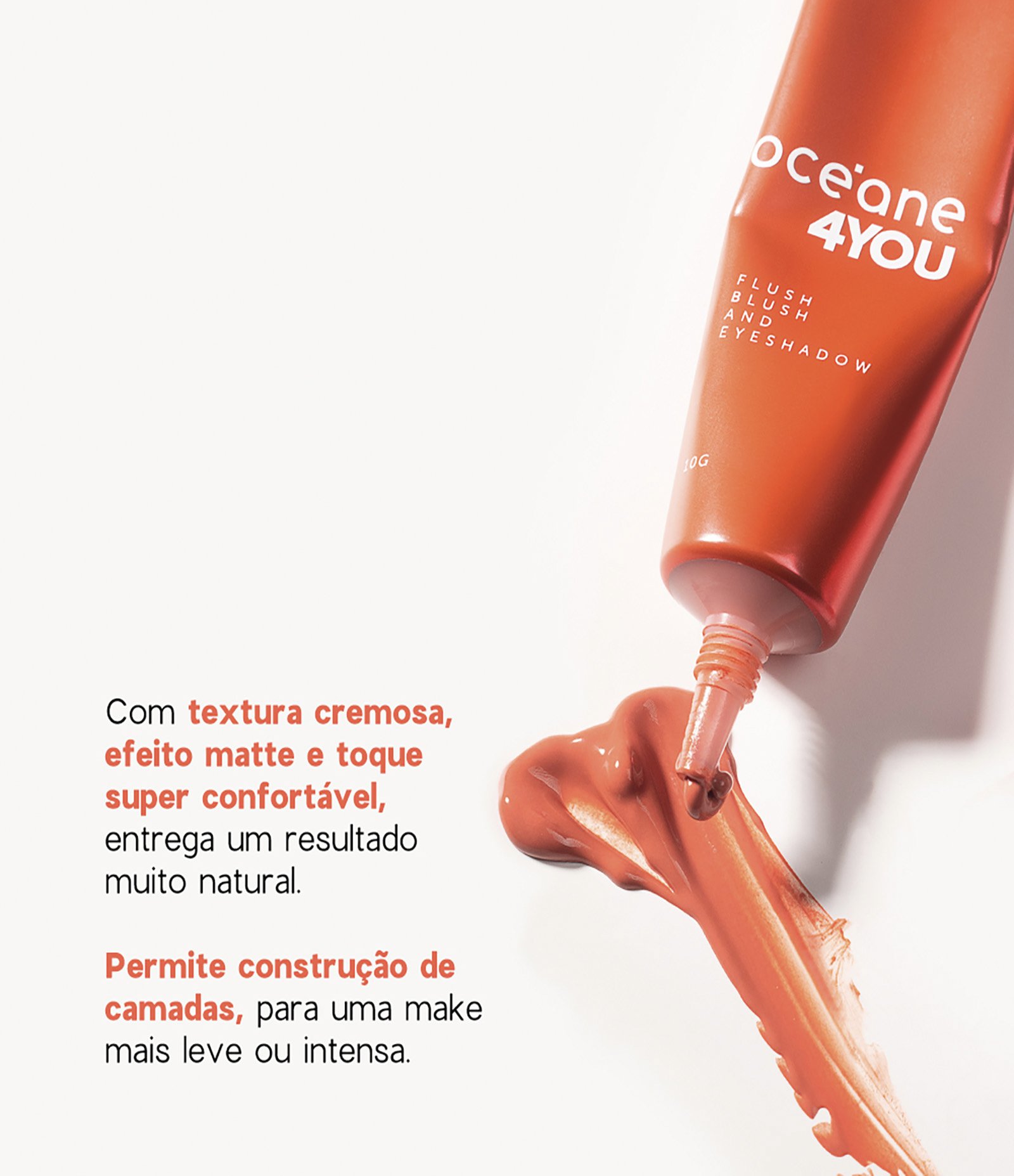 Flush Blush And EyeshadowBlus Liq Bright Óceane 4 You Laranja 2
