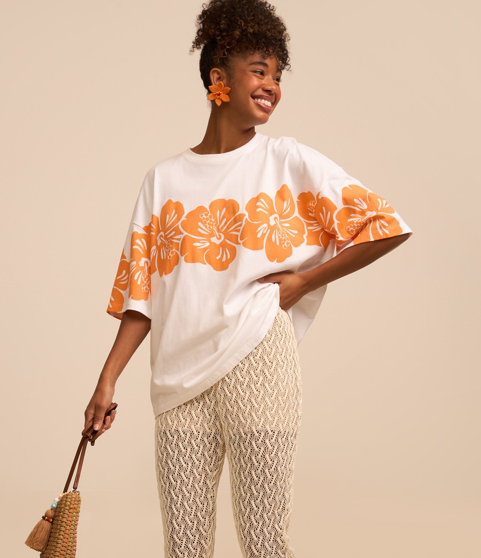 Calça Reta em Renda com Ponto Aberto 2