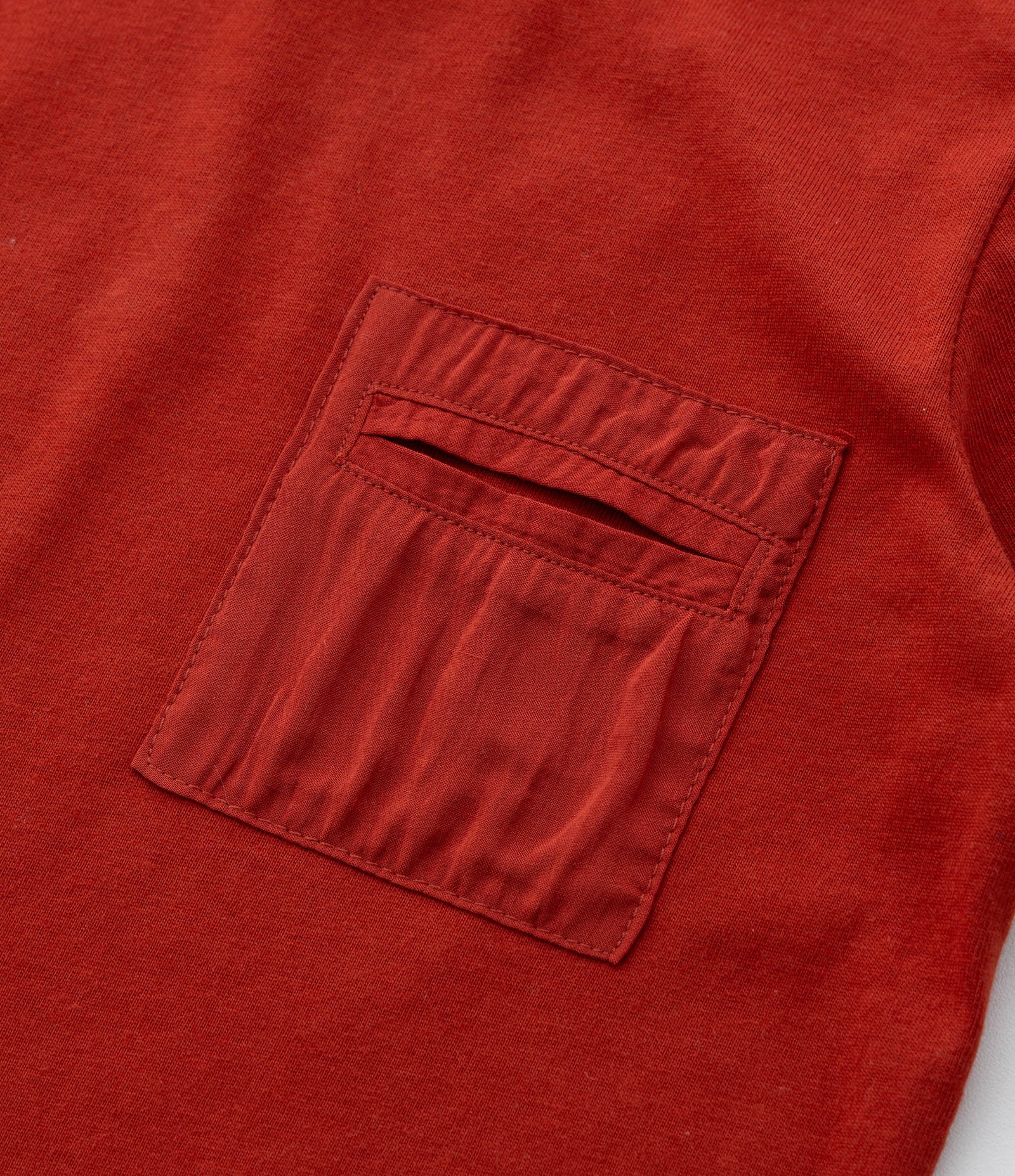 Camiseta Infantil com Bolsinho - Tam 1 a 5 Anos Vermelho 4