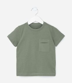 Camiseta Infantil com Bolsinho - Tam 1 a 5 Anos