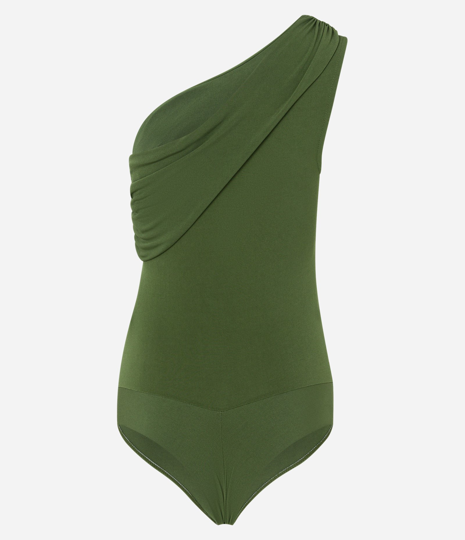 Body Ombro Só em Algodão com Franzidos Verde 7