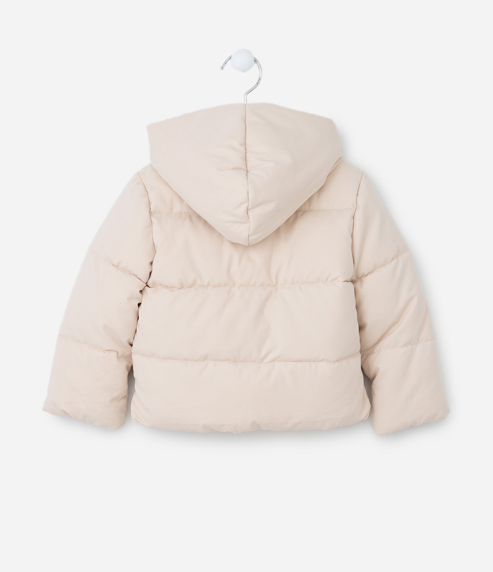 Jaqueta Pesada Infantil com Lacinhos e Capuz - Tam 1 a 5 anos Rosa 2