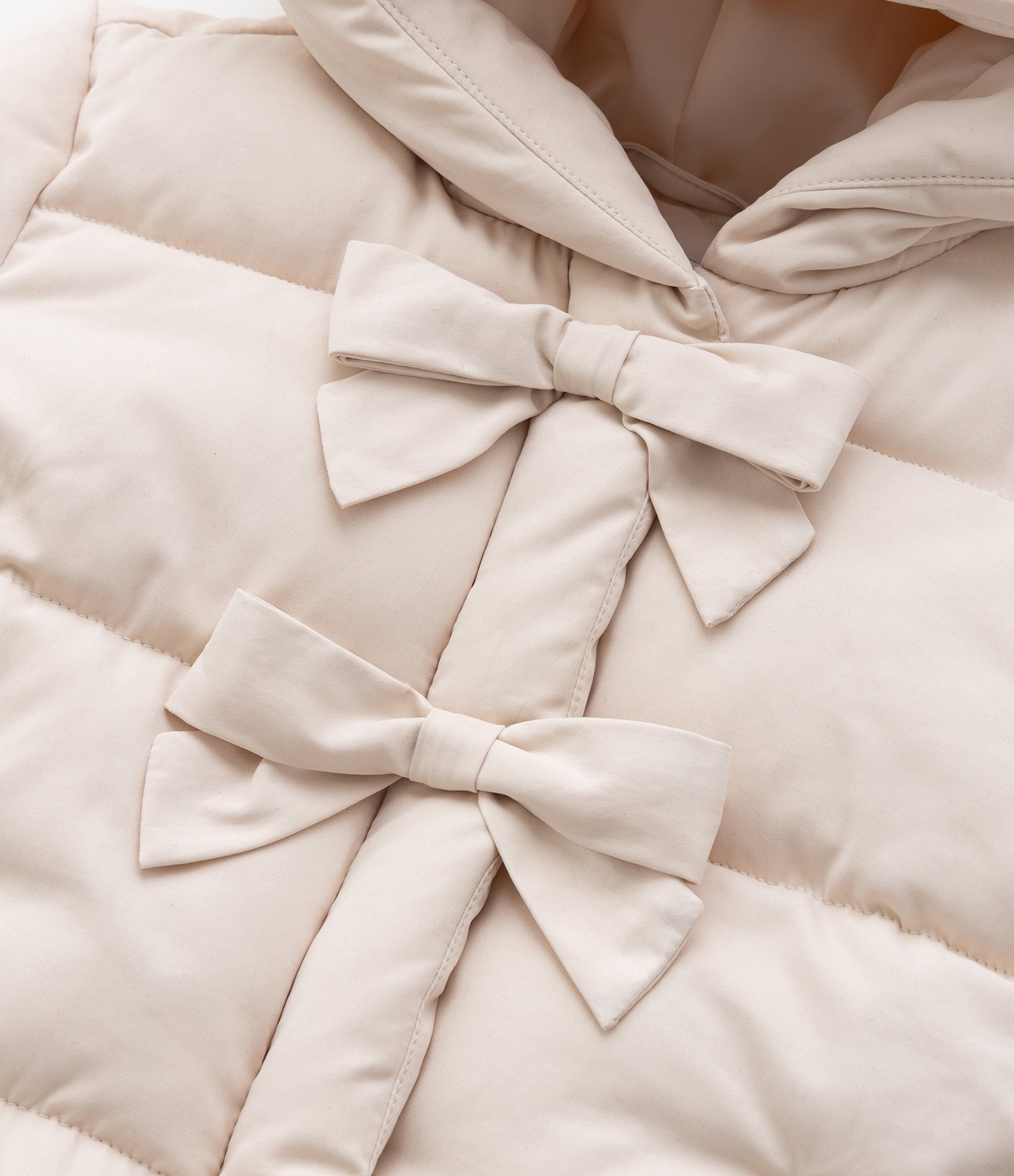 Jaqueta Pesada Infantil com Lacinhos e Capuz - Tam 1 a 5 anos Rosa 6