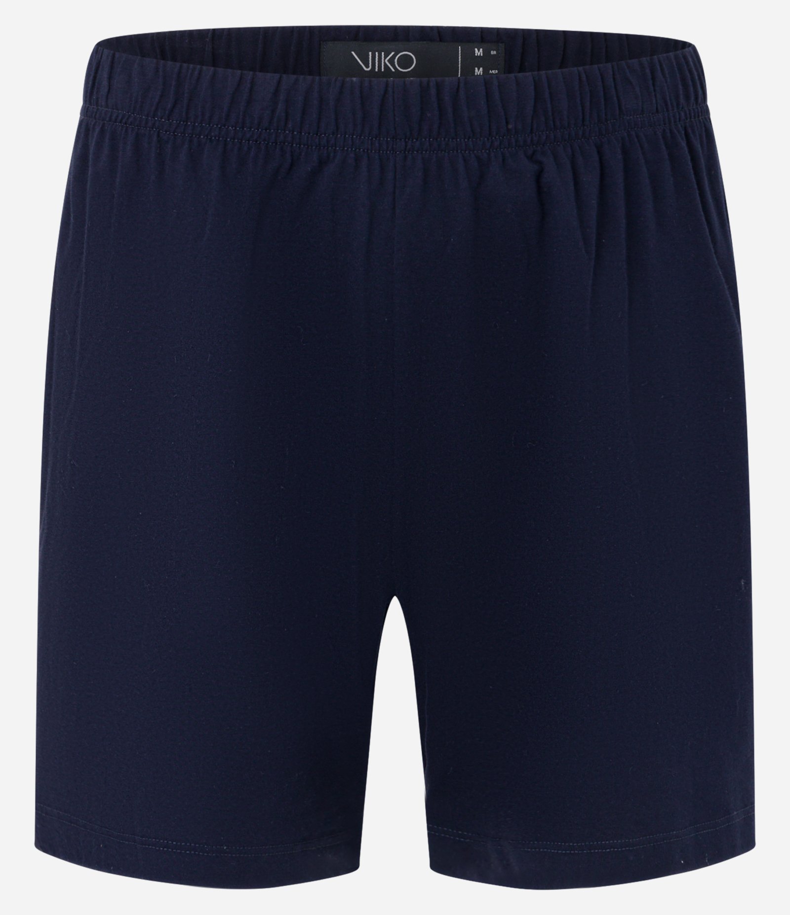 Pijama Curto em Algodão com Detalhes e Recorte Azul Marinho 7