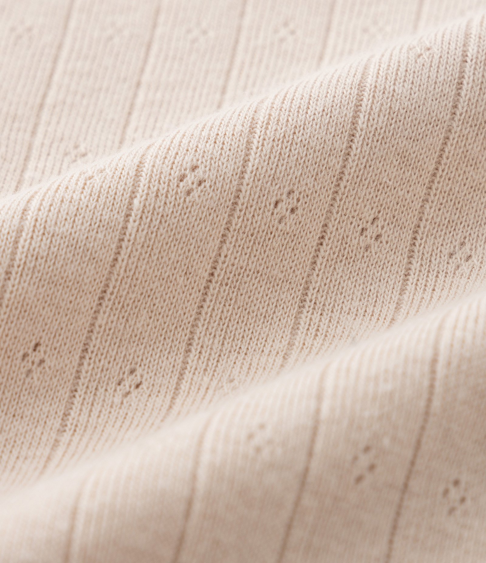 Blusa Infantil com Textura e Babado na Gola - Tam 1 a 5 Anos Bege 3