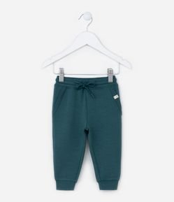 Calça Jogger Infantil em Malha Modal - Tam 0 a 12 meses