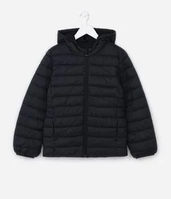 Jaqueta Puffer Infantil em Microfibra - Tam 5 a 14 Anos