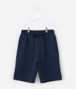 Bermuda Infantil em Moletom com Bolsinho - Tam 5 a 14 Anos