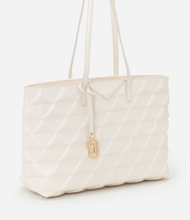 Bolsa Shopper Grande em PU Embossed