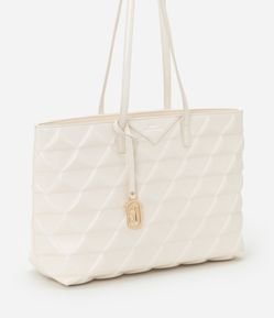 Bolsa Shopper Grande em PU Embossed
