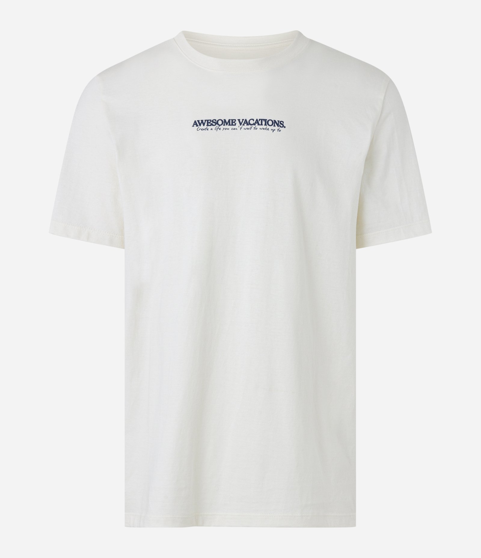 Camiseta Comfort em Algodão com Estampa Branco 4