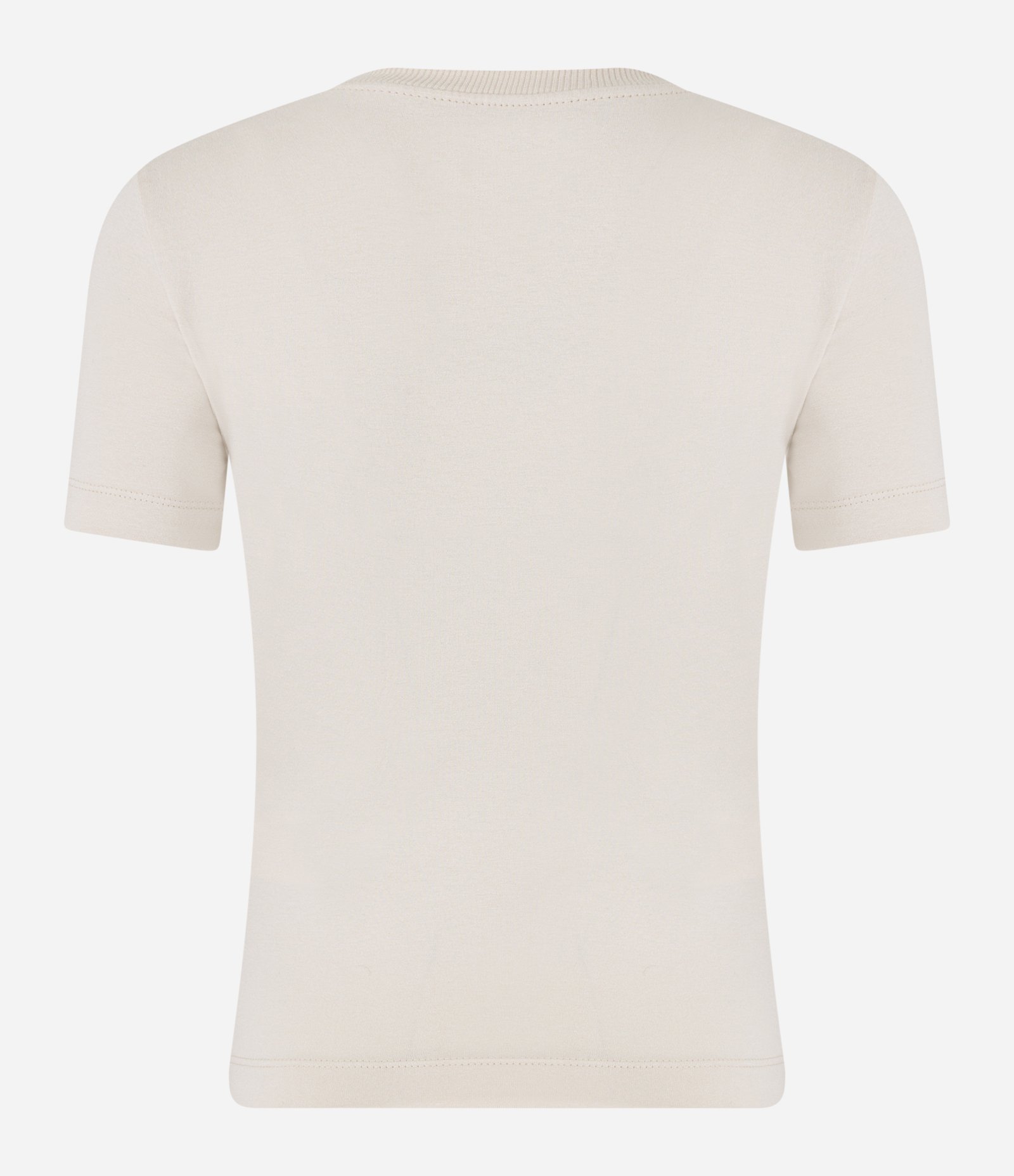 Blusa Baby Tee em Algodão com Estampa Snoopy na Praia Off White 5