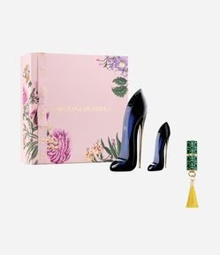 Kit Perfume Carolina Herrera Good Girl Eau de Parfum 80ml + Miniatura 07ml + Fabulous Kiss The Lipstick Blur Matte 741 Nude Supreme