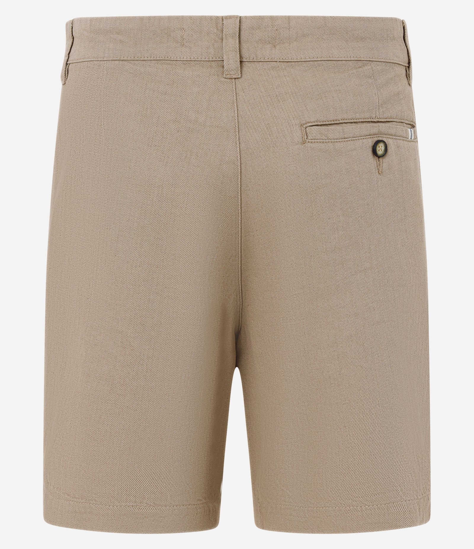 Bermuda de Alfaiataria em Viscolinho com Bolsos Marrom Médio 6